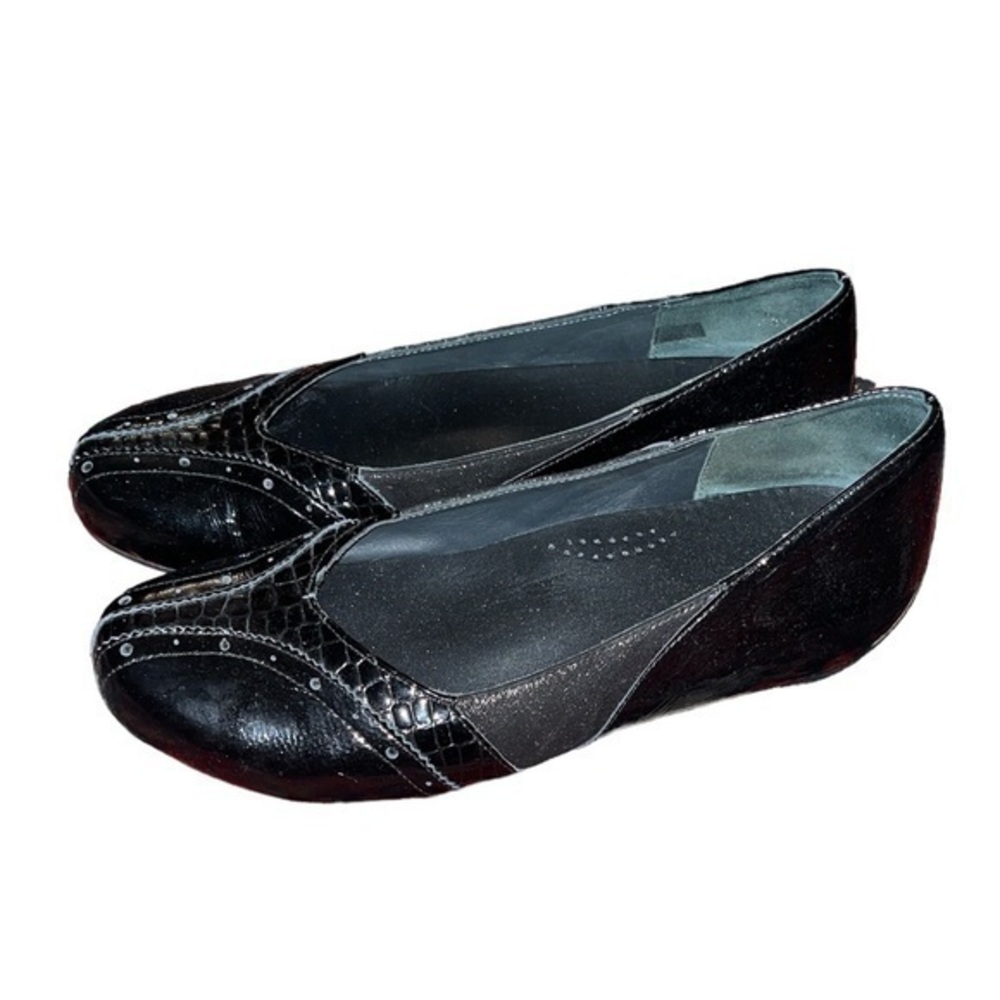 Ziera orthopedic black flats 10